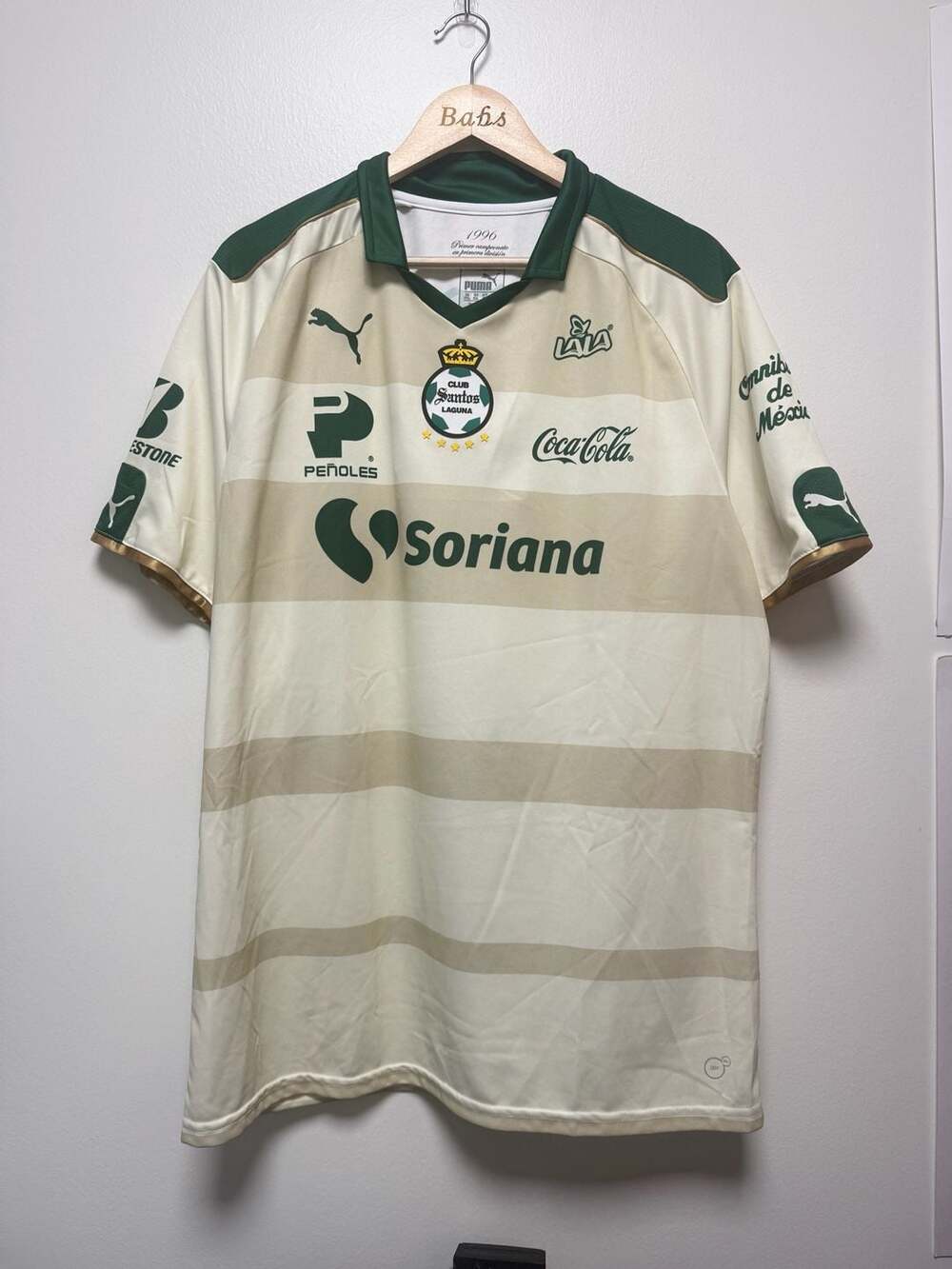Puma Club Santos Laguna Jersey Size XXL 1996 Commemorative Shively 69